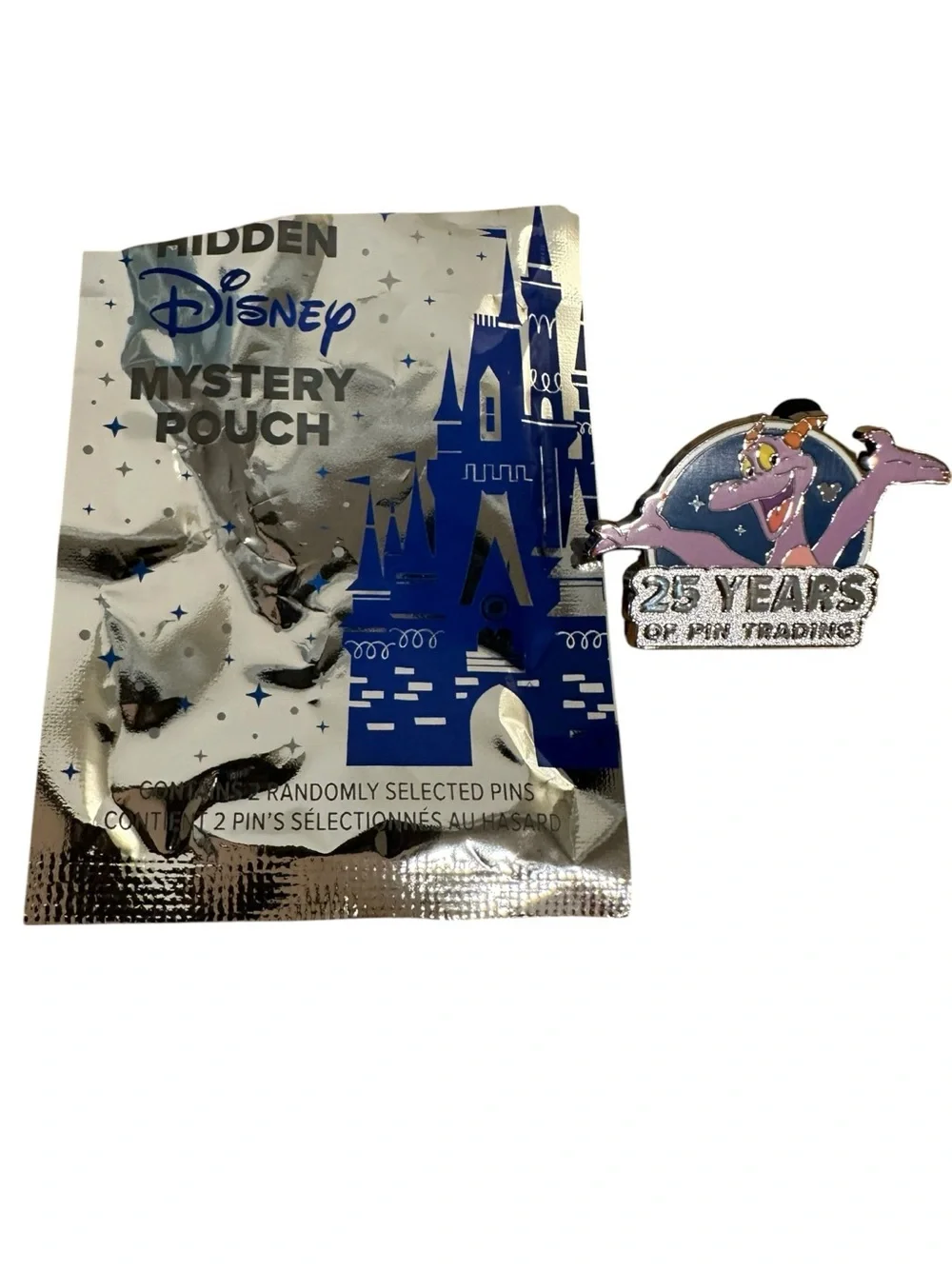 Disney WDW Hidden Mickey Figment chaser Enamel Pin authentic